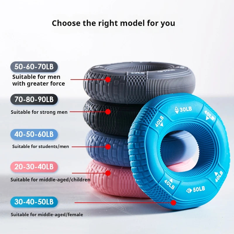 Octagonal Silicone Grip Ring - for Strength Training & Home Fitness
