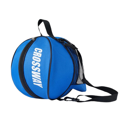 Basketball/Soccer Carrier with Shoulder Strap & 2 Side Mesh Pockets