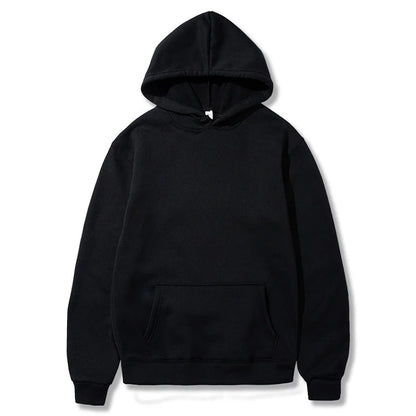 Solid Color Pocket Hoodies