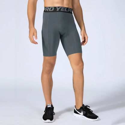 Quick-Dry Gym Workout Shorts with Pocket