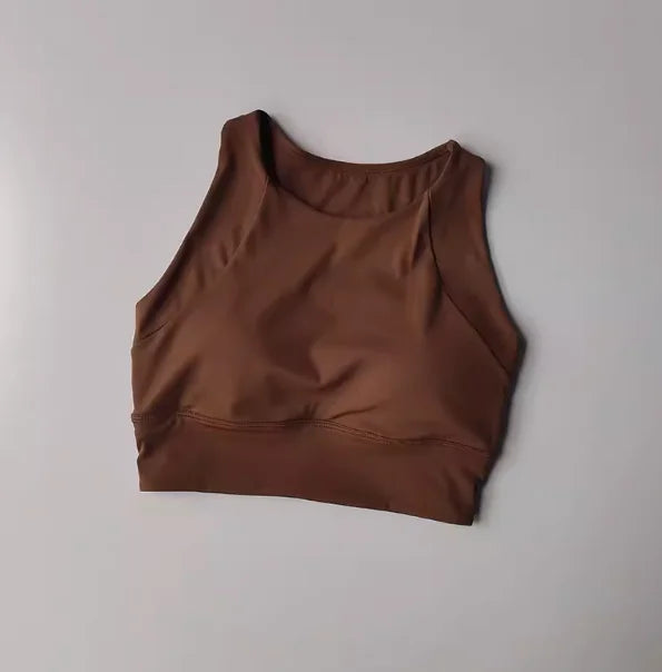 Women's Breathable Full-Cup Yoga & Running Vest for Summer Fitness