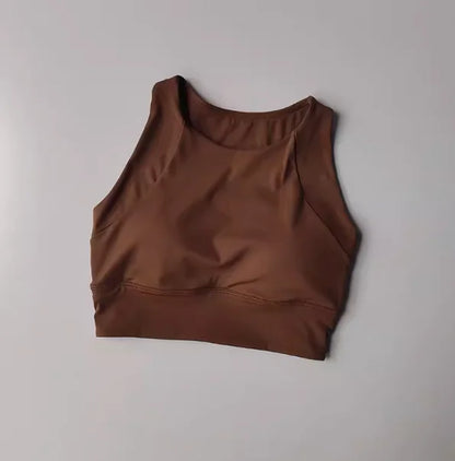 Women's Breathable Full-Cup Yoga & Running Vest for Summer Fitness