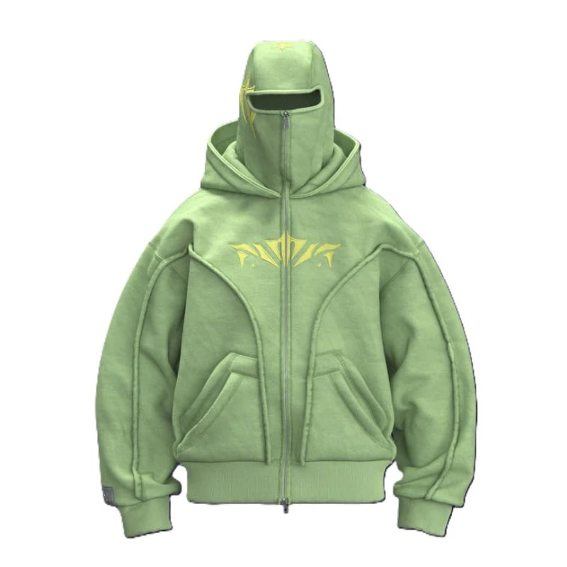 Ninja Harajuku Zip Up Hoodie
