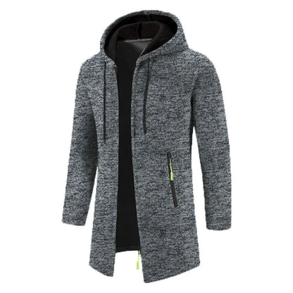 Men’s Winter Hoodie – Zip-Up Oversized Sweatshirt