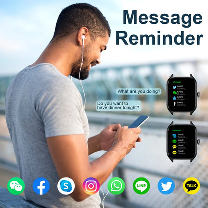 New Model Smartwatch Dial to Answer Calls Calorie Tracking