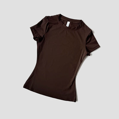 Casual Dry-Fit Workout T-Shirt for Women
