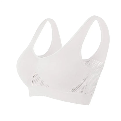 Seamless Mesh Sports Bra for Women