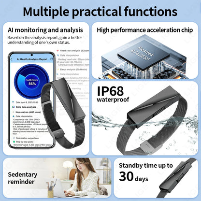 Couple’s Smart Gym Bracelet – Fitness & Health Tracker