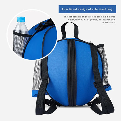Basketball/Soccer Carrier with Shoulder Strap & 2 Side Mesh Pockets