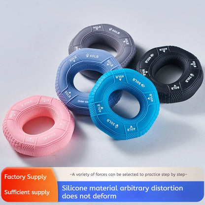 Octagonal Silicone Grip Ring - for Strength Training & Home Fitness
