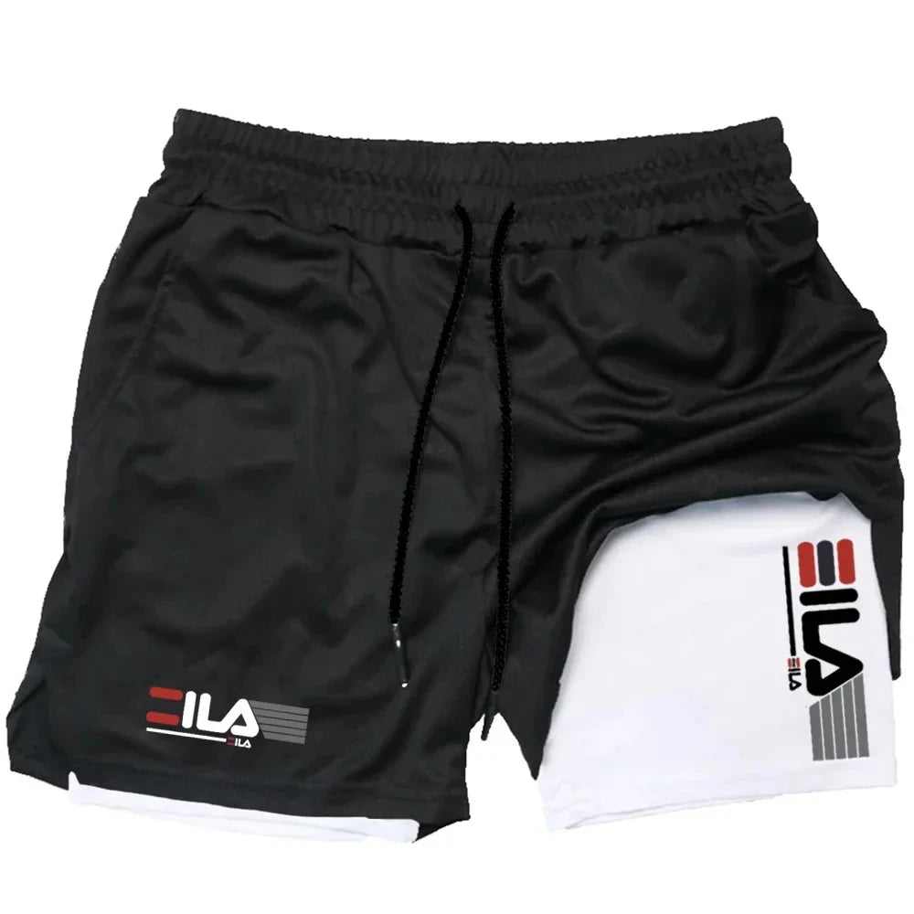 Double-Layer Running Shorts