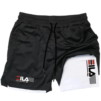 Double-Layer Running Shorts