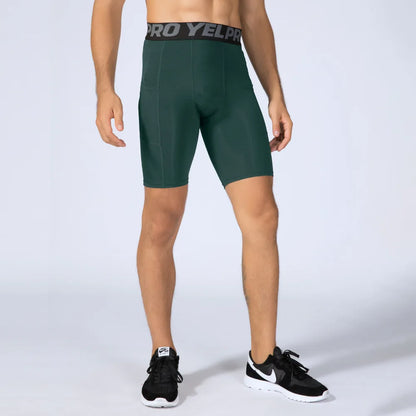 Quick-Dry Gym Workout Shorts with Pocket