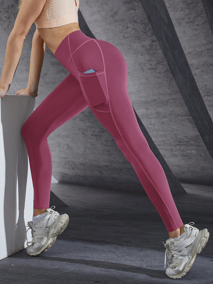 Yoga Pants with Pockets | Push-Up Running Sports Tights