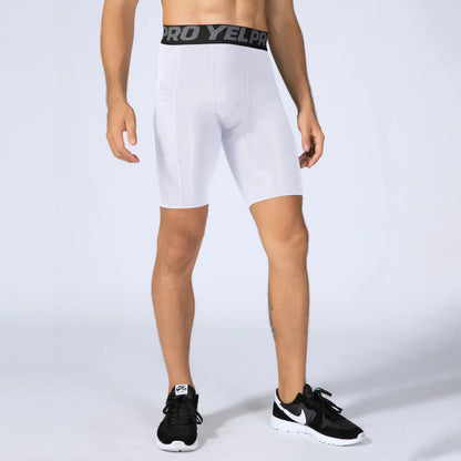 Quick-Dry Gym Workout Shorts with Pocket