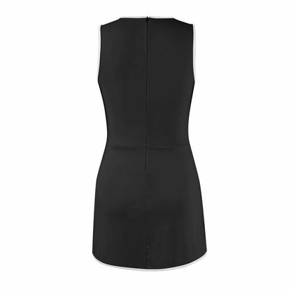 Sleeveless Summer Workout Dress with Built-In Shorts