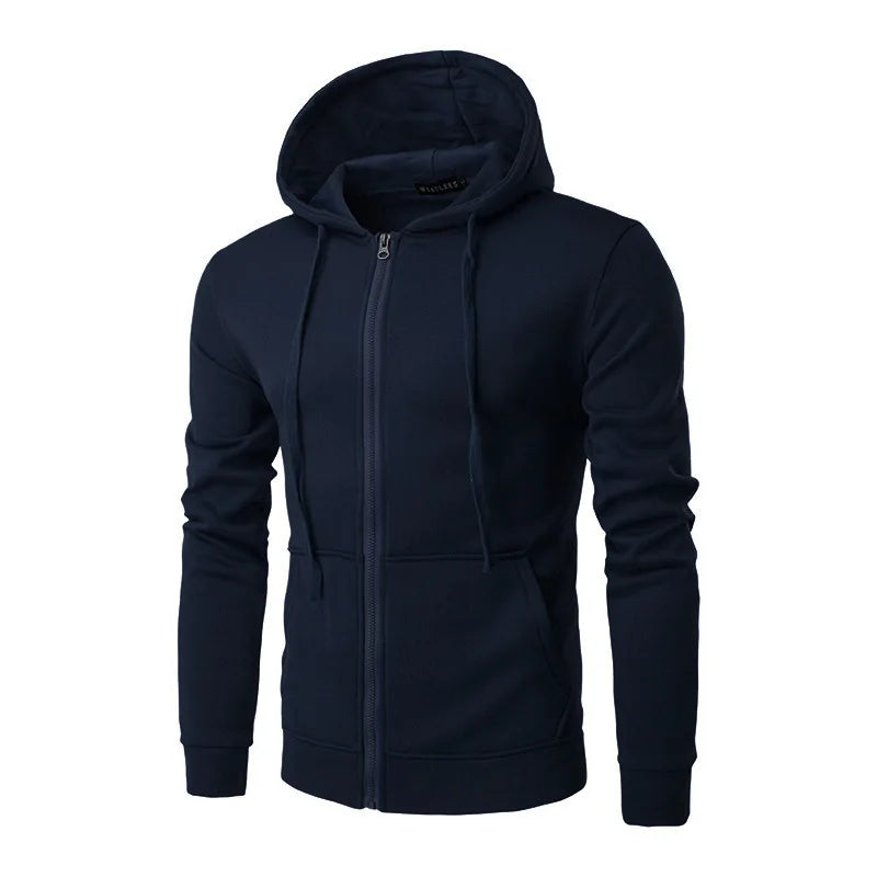Men’s Slim Fit Zipper Hoodie Jacket