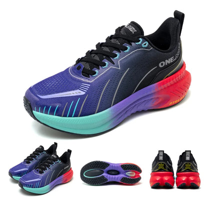 New Cushioning Running Shoes For Men Suitable Heavy Runners Lace Up