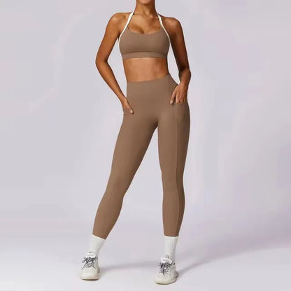 Women’s Sportswear Set – Push Up Bra & Gym Leggings
