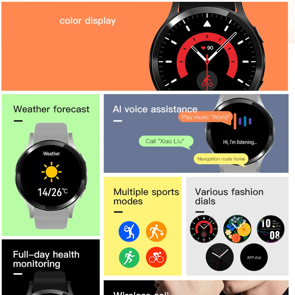 New Bluetooth Smartwatch with HD Display