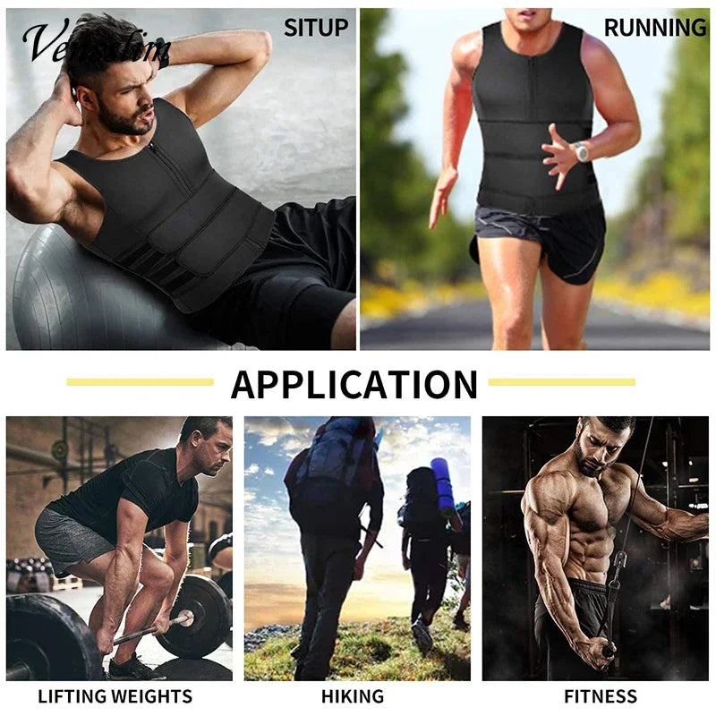 Sauna Sweat Compression Shapewear for Slimming & Workout Support - Vensslim