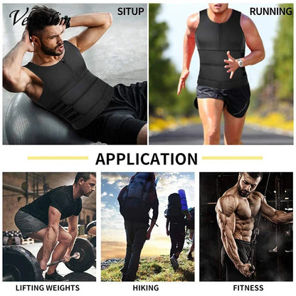 Sauna Sweat Compression Shapewear for Slimming & Workout Support - Vensslim