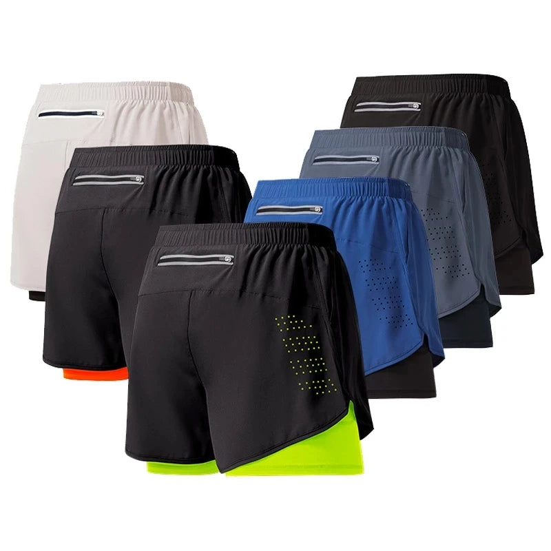 Men’s Double-Layer & Quick-Drying Shorts