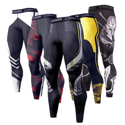 Quick-Dry Sports Tights for Gym, Workout & Jogging