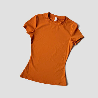 Casual Dry-Fit Workout T-Shirt for Women