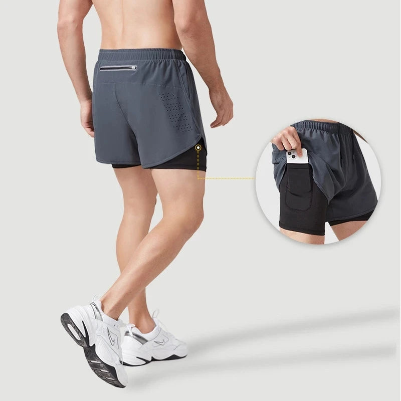 Men’s Double-Layer & Quick-Drying Shorts