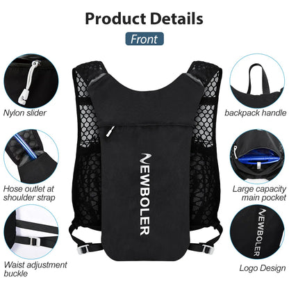 Breathable Hydration Vest – Trail Running & Cycling Backpack