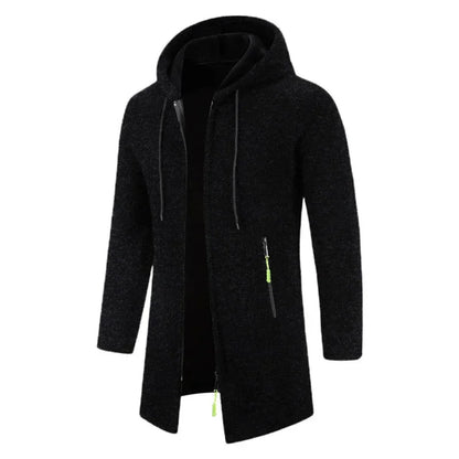 Men’s Winter Hoodie – Zip-Up Oversized Sweatshirt