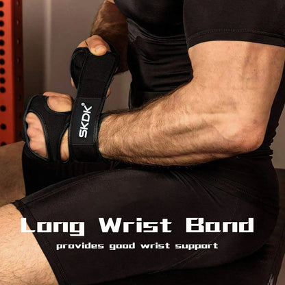Weight Lifting Fitness Gloves With Wrist Wraps Silicone Gel