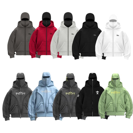 Ninja Harajuku Zip Up Hoodie