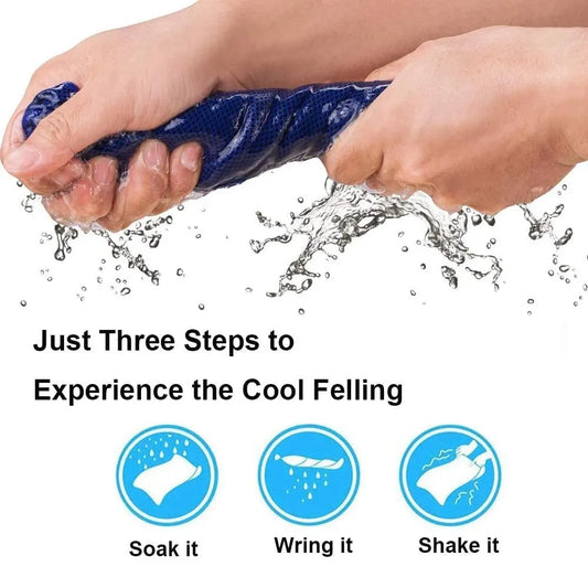 Cooling Towel with Silicone Case for Fitness