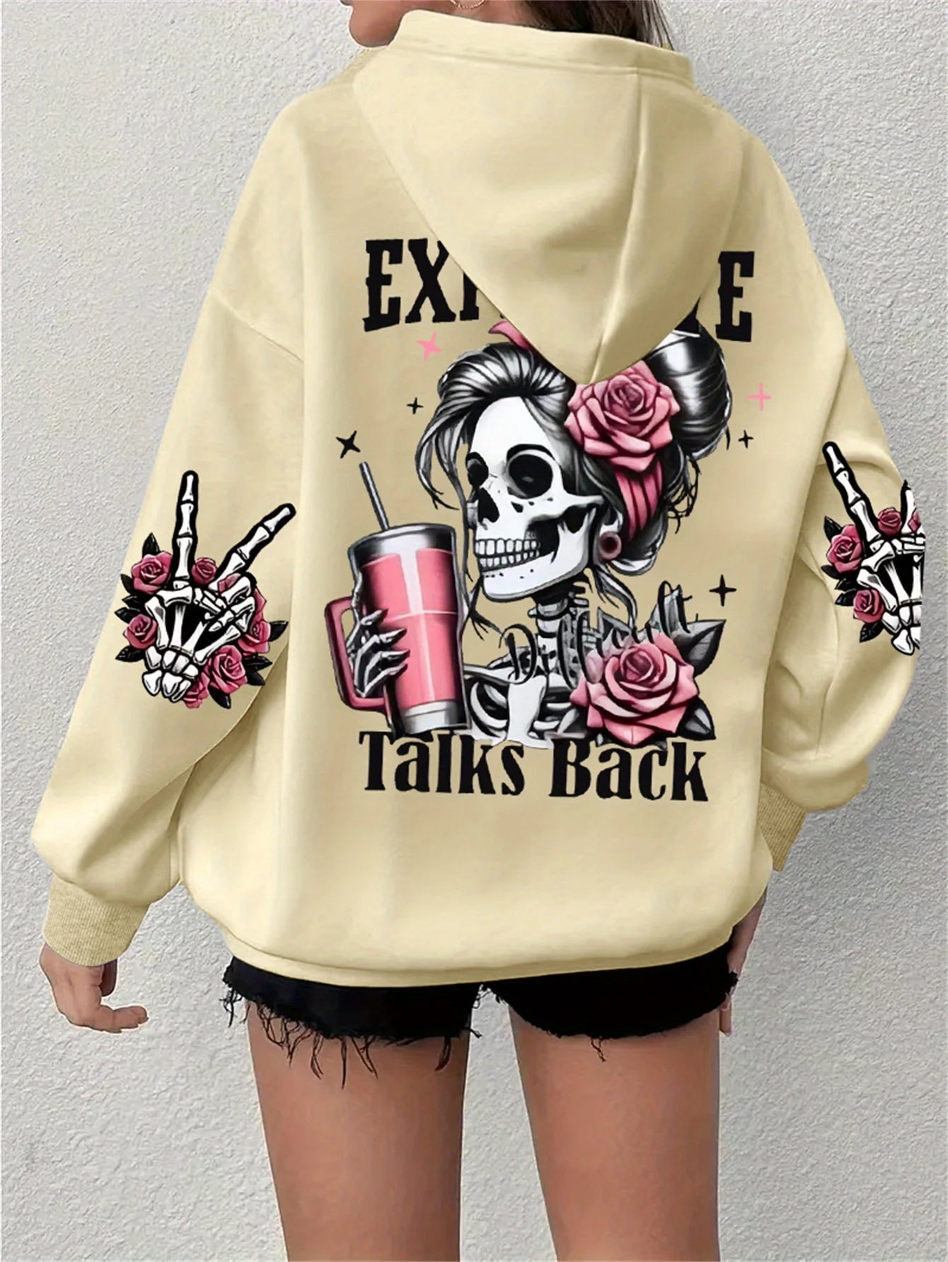 Women Hoody Harajuku Loose Clothes Fleece Warm Comfortable Hoodie