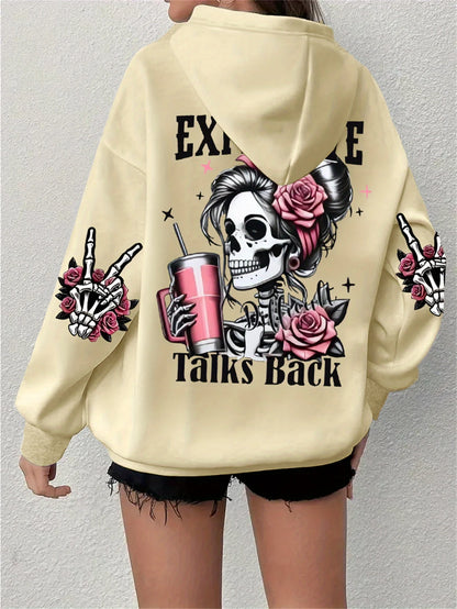 Women Hoody Harajuku Loose Clothes Fleece Warm Comfortable Hoodie