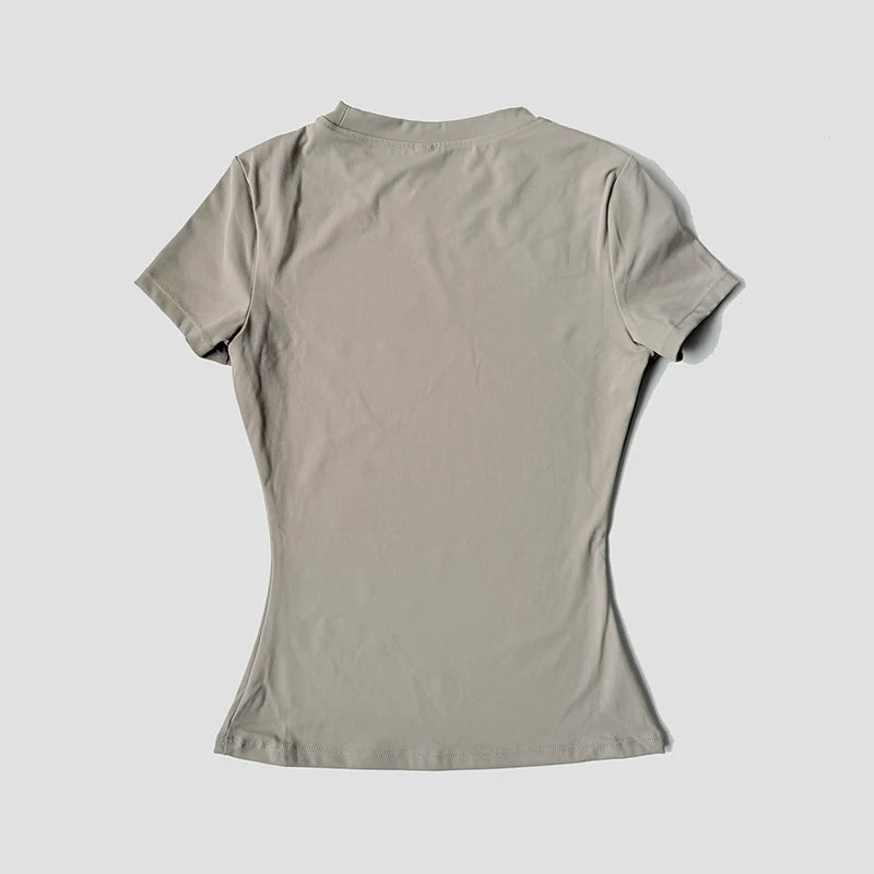 Casual Dry-Fit Workout T-Shirt for Women