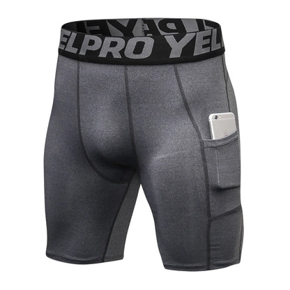 Quick-Dry Gym Workout Shorts with Pocket