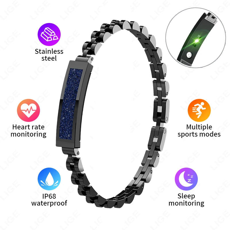New Smartwatch & Fitness Bracelet – Waterproof Pedometer