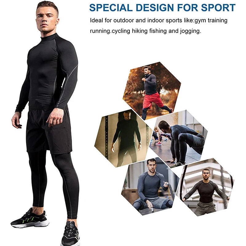 Quick Dry Compression Long Sleeve Gym Shirt