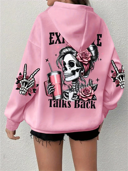 Women Hoody Harajuku Loose Clothes Fleece Warm Comfortable Hoodie