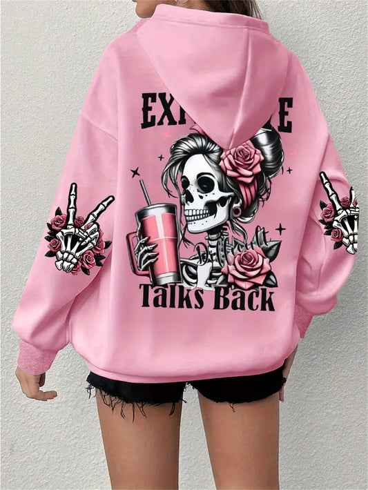 Women Hoody Harajuku Loose Clothes Fleece Warm Comfortable Hoodie