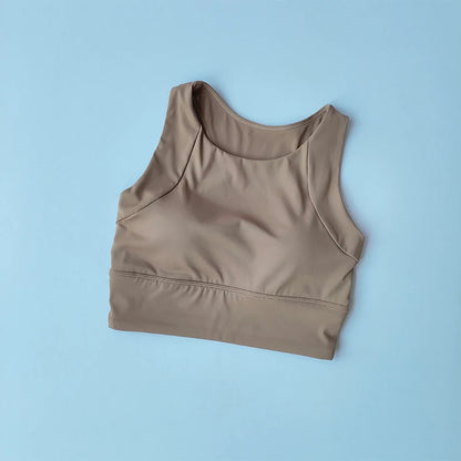 Women's Breathable Full-Cup Yoga & Running Vest for Summer Fitness