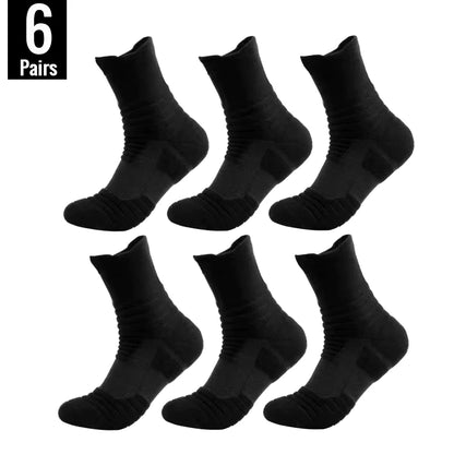 Unisex Sports Short Tube Socks – 6/3/1 Pairs
