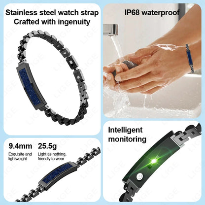 New Smartwatch & Fitness Bracelet – Waterproof Pedometer