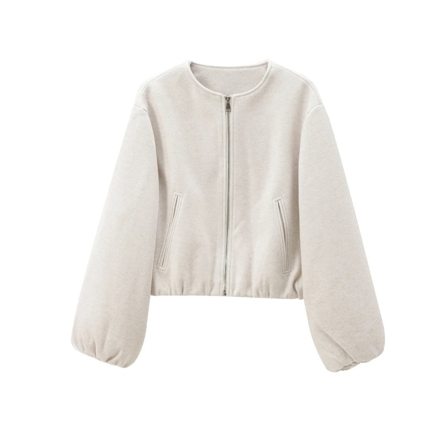 Women’s Zipper Bomber Jacket