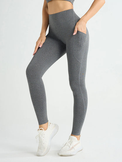 Yoga Pants with Pockets | Push-Up Running Sports Tights
