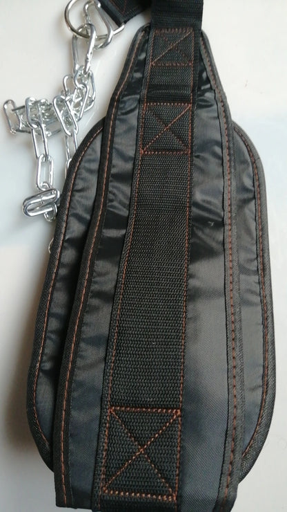 Thicker Metal Chain Weight Lifting Dip Belt Pull-Up