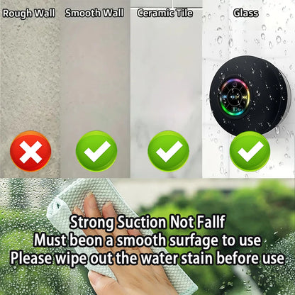 Portable Bluetooth Speaker with LED